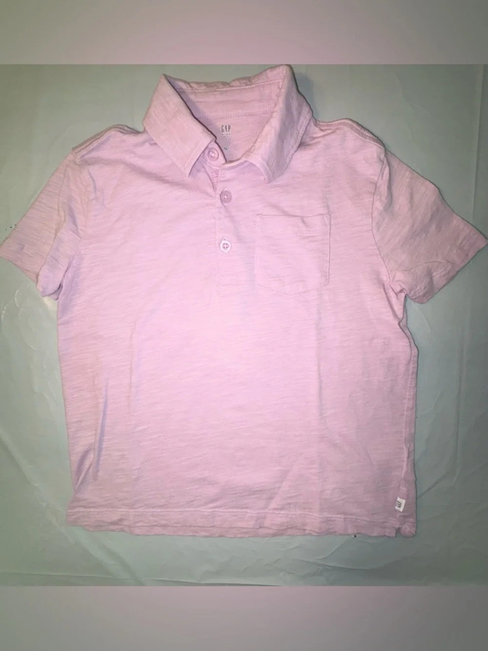 Bundle 2 Tops: GAP Kids Pink Polo, Red Quick-Dry Spider-Man Tank